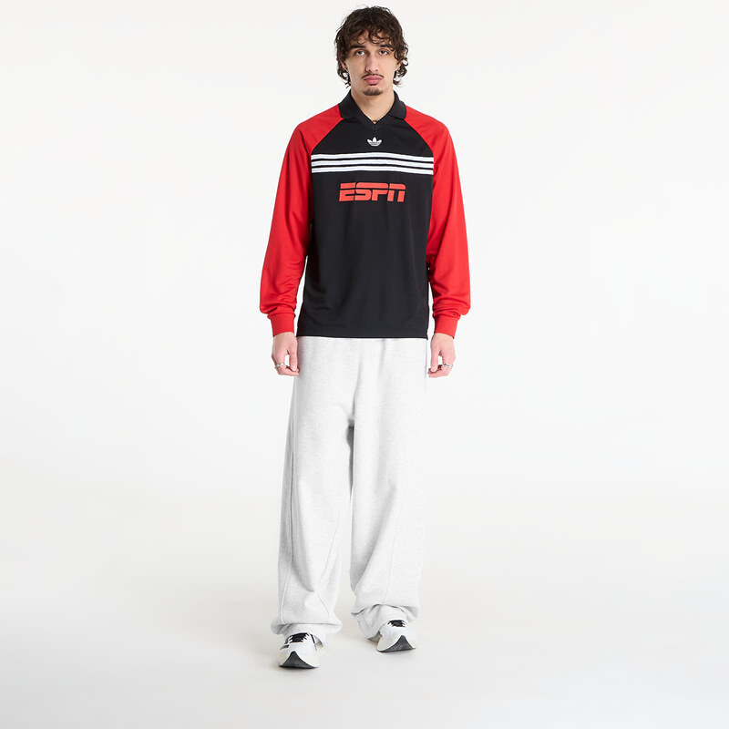 adidas Originals Majice adidas Chest Str Ls T Black/ Better Scarlet M