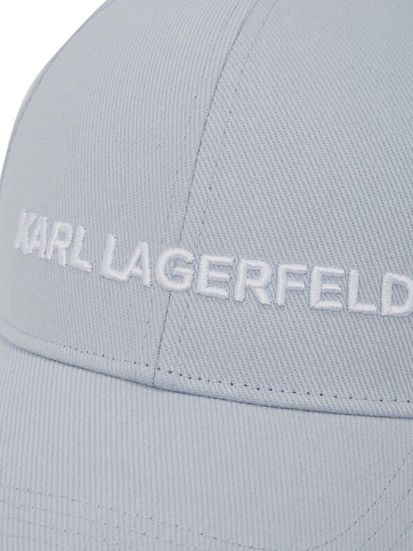 Karl Lagerfeld Kapa svetlo modra / bela