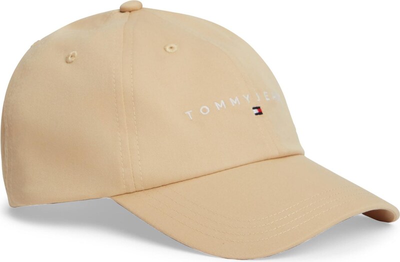Tommy Jeans Kapa bež / bela
