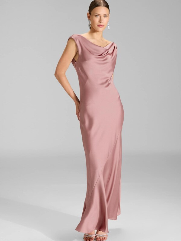 SWING Večerna obleka roza