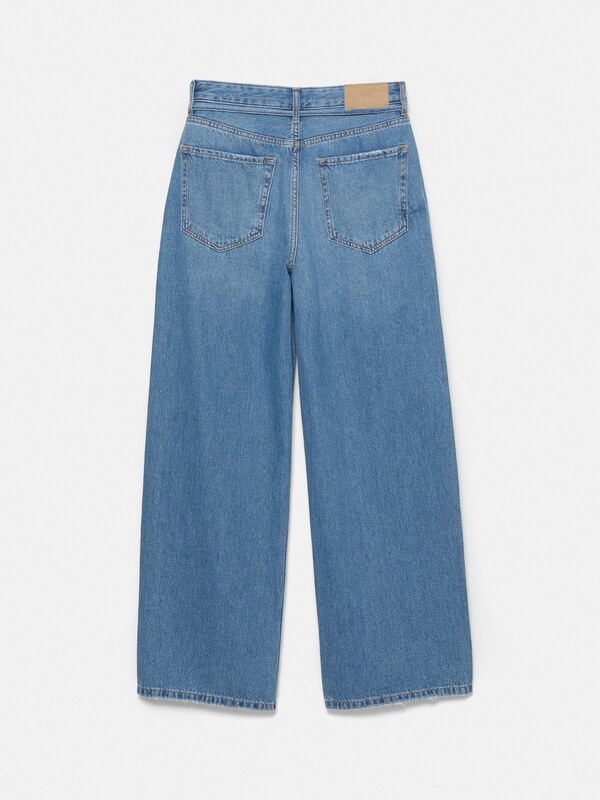 Pull&Bear Kavbojke moder denim