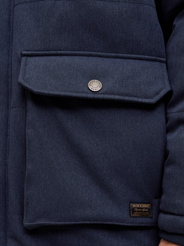 JACK & JONES Zimska jakna nočno modra