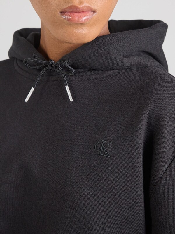 Calvin Klein Jeans Majica črna / bela