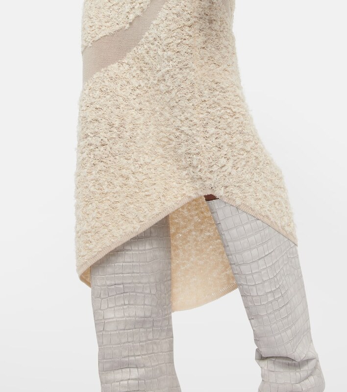 Dion Lee Paneled linen-blend gown