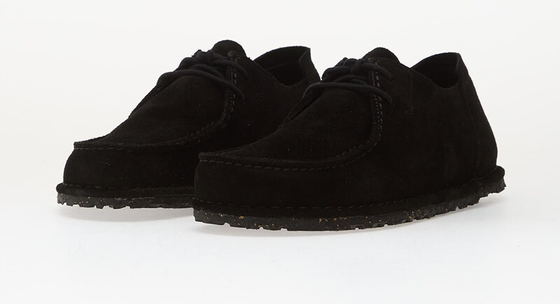 Birkenstock Utti Lace Suede Leather Unisex Black