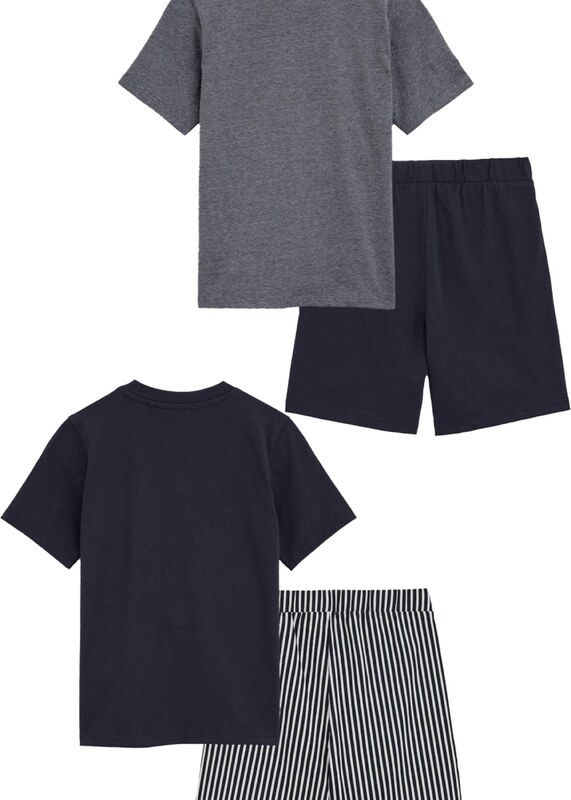 WE Fashion Pižama mornarska / bela