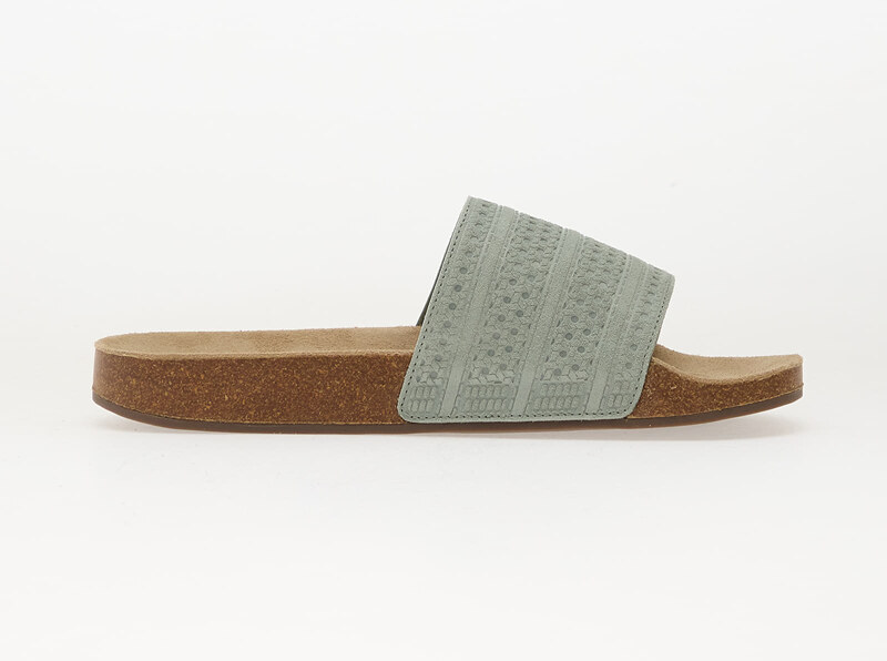 adidas Originals adidas Adilette Rs Silver Green/ Cardboard/ Gum5