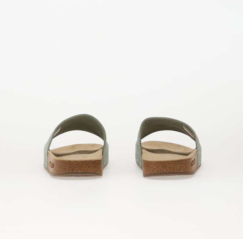 adidas Originals adidas Adilette Rs Silver Green/ Cardboard/ Gum5