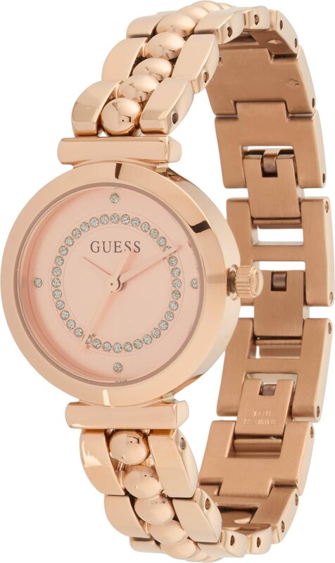 GUESS Analogna ura 'LEENA' rožnato zlata