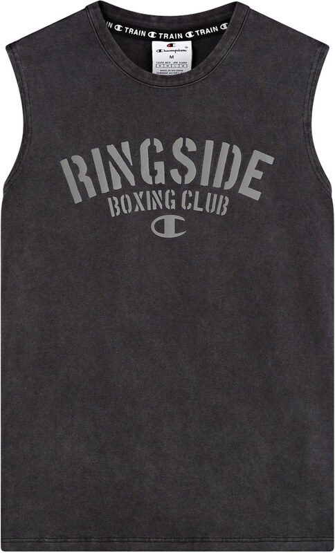 Champion Authentic Athletic Apparel Majica siva / črna