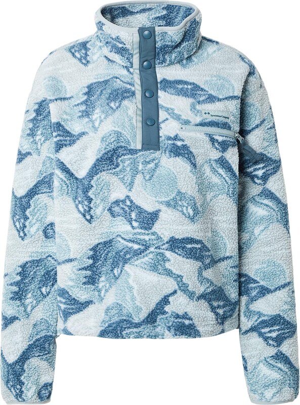 COLUMBIA Športen pulover 'Helvetia II' modra / voda / temno modra