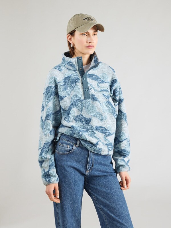 COLUMBIA Športen pulover 'Helvetia II' modra / voda / temno modra