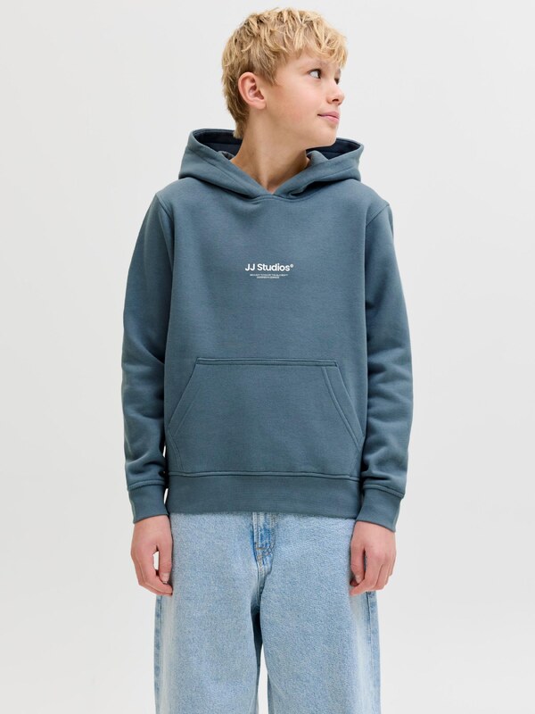 Jack & Jones Junior Majica 'JJESoho' mornarska / bela