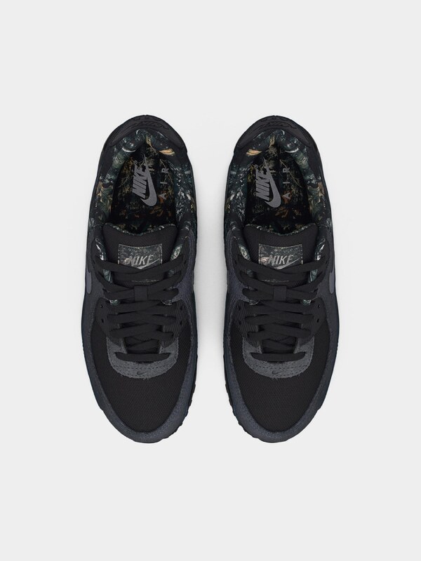 Nike Sportswear Nizke superge 'Air Max 90' dimno modra / bazaltno siva / črna