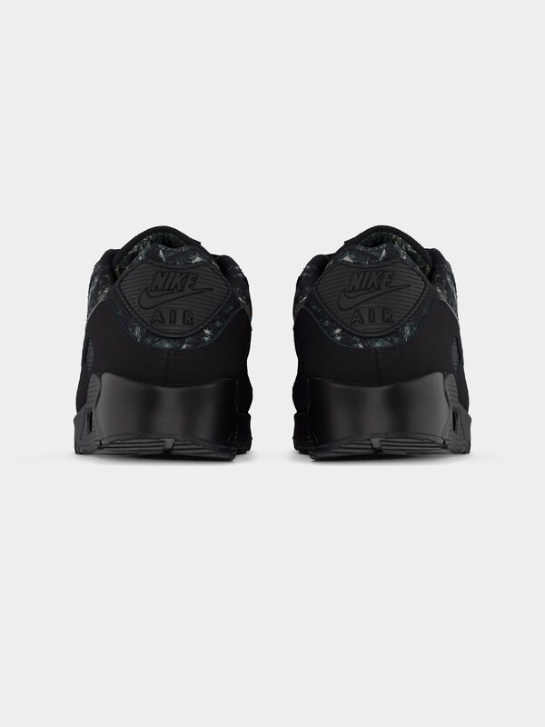 Nike Sportswear Nizke superge 'Air Max 90' dimno modra / bazaltno siva / črna