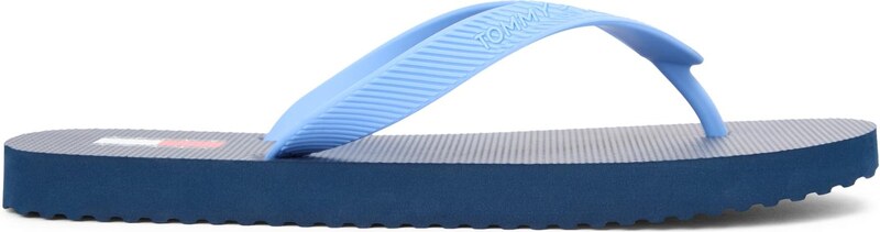 Tommy Jeans Japonke 'BEACH SANDAL' nebeško modra / temno modra / rdeča / črna / bela