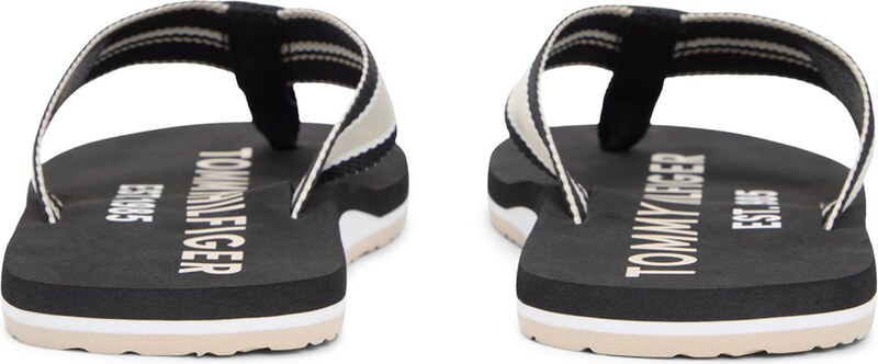 TOMMY HILFIGER Japonke črna / bela