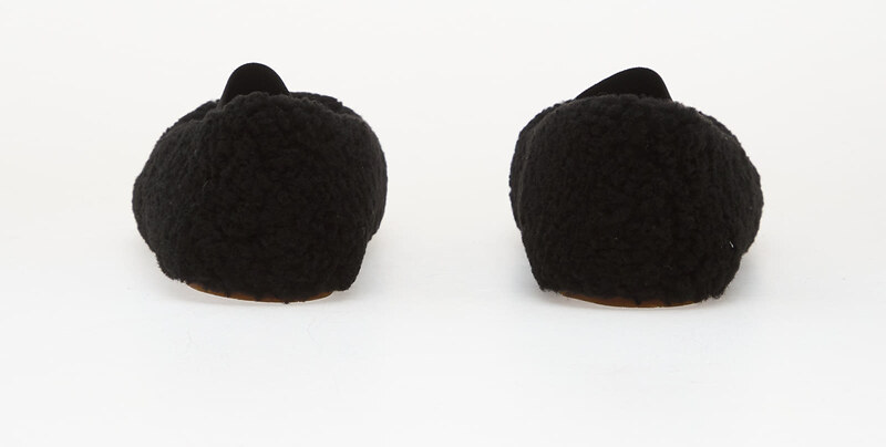 Moon Boot Shearling Ballerina Black