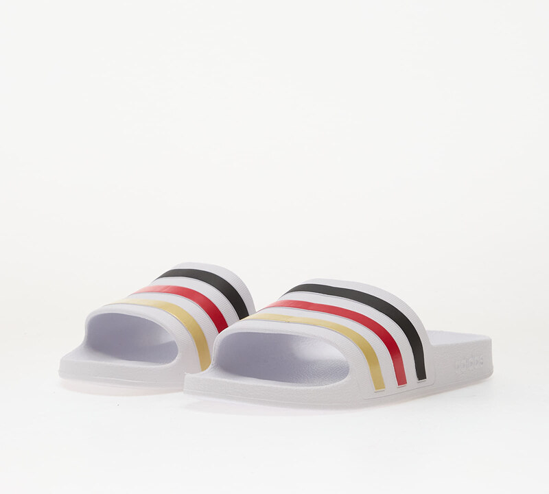 adidas Originals adidas Adilette Aqua Slides Ftwr White/ Core Black/ Gold Met.
