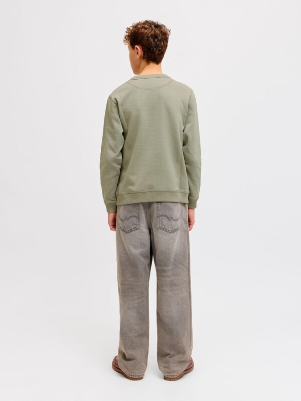 Jack & Jones Junior Majica pastelno zelena / bela