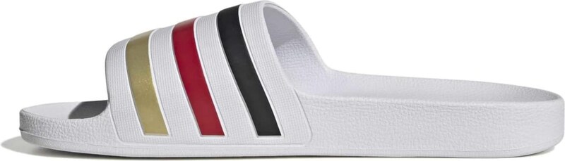 ADIDAS PERFORMANCE Čevelj za na plažo/kopanje 'Adilette Aqua' zlata / merlot / črna / bela