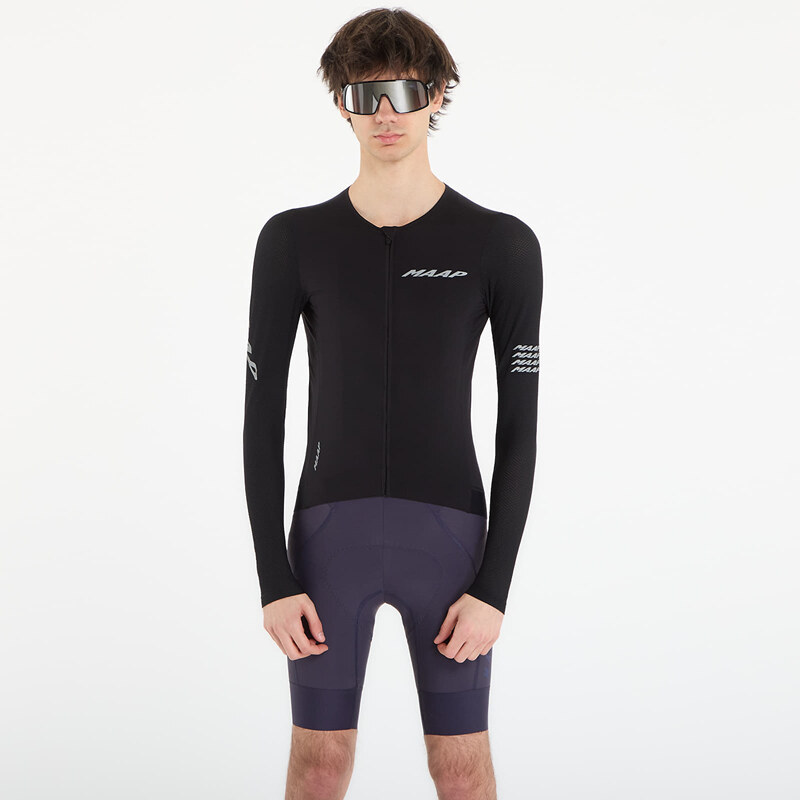 Dres MAAP Pro Emerge Ls Jersey Black M