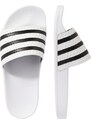 ADIDAS ORIGINALS Nizki natikači 'Adilette' črna / bela
