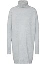 VERO MODA Pletena obleka svetlo siva
