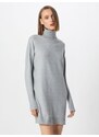 VERO MODA Pletena obleka svetlo siva