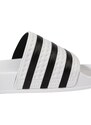 ADIDAS ORIGINALS Nizki natikači 'Adilette' črna / bela