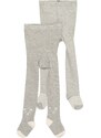 JACKY Hlačne nogavice pegasto siva / bela