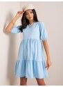RUE PARIS Dress-RV-SK-5587.93-Light Blue