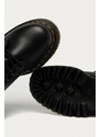 Usnjeni nizki škornji Dr. Martens 25637001 Jadon Fl črna barva