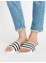 ADIDAS ORIGINALS Nizki natikači 'Adilette' črna / bela