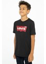Otroški t-shirt Levi's črna barva