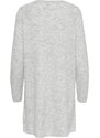 ONLY Pletena obleka 'ONLCarol' svetlo siva