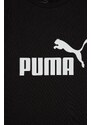 Otroški bombažen t-shirt Puma črna barva