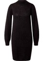 JDY Pletena obleka 'Rue' črna