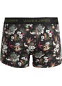 JACK & JONES Boksarice 'JACFlower' zelena / vinsko rdeča / črna / bela