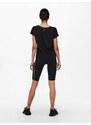 ONLY PLAY Funkcionalna majica 'Aubree' črna / bela
