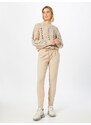 ICHI Hlače z naborki 'IHKate' bež