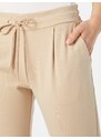ICHI Hlače z naborki 'IHKate' bež
