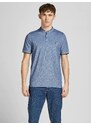JACK & JONES Majica 'JJEPaulos' nočno modra / progasto modra