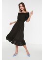 Ženska obleka Trendyol Pleated