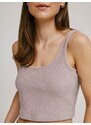 A LOT LESS Top 'Paula' mauve