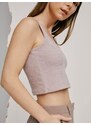 A LOT LESS Top 'Paula' mauve