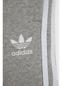 Otroške kratke hlače adidas Originals siva barva