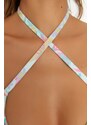 Trendyol Floral Pattern Bikini Top With Tie Detailed