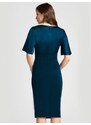 HotSquash Koktejl obleka 'Emma' petrol
