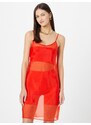 Calvin Klein Jeans Obleka oranžna
